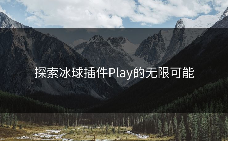 探索冰球插件Play的无限可能 探索冰球插件Play的无限可能