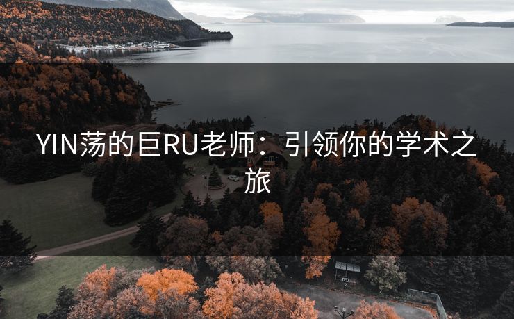 YIN荡的巨RU老师:引领你的学术之旅 YIN荡的巨RU老师:引领你的学术之旅